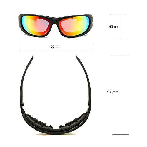Daisy C6 Polarized Ballstic Army Sunglasses Rx Insert Military Tactical Goggles