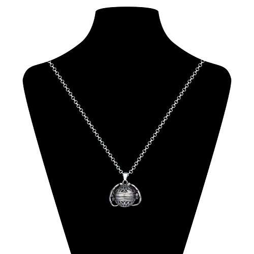 Antique Silver Personalized Custom Photo Pendant Wings Necklace Locket 18mm Pictures Frame 4 Four