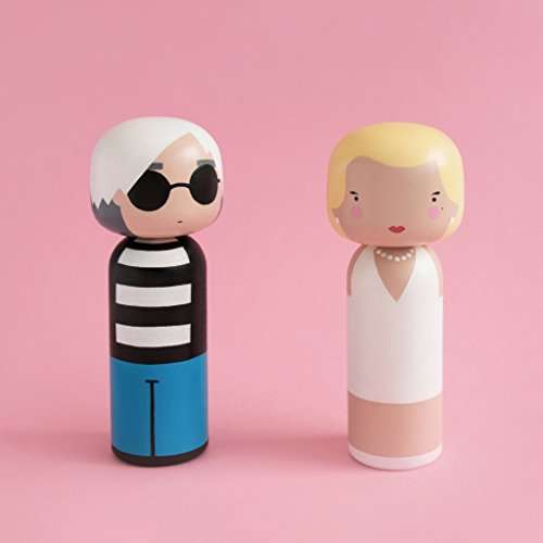 Frida Kahlo Kokeshi Japanese Dolls by Lucie Kaas