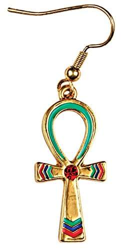 Ankh Earrings - Collectible Jewelry Accessory Dangle Studs Jewel