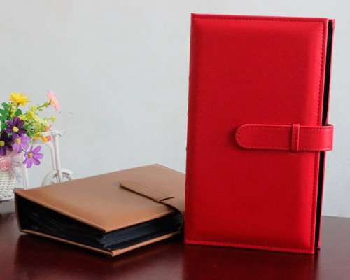 300 Pockets Retro PU Leather Cover 5-inch Photo Album for Fujifilm Instax Wide 210/ Instant Wide 20