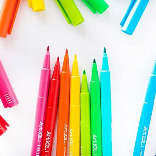 Art 101 Doodle & Coloring Wood Art Set (100 Piece)