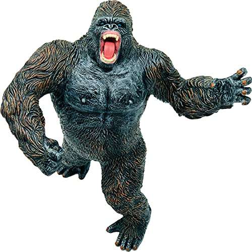 Higherbros King Kong Toys Gorilla Action Figure Standing Rampage Gorilla Fight Mode Gorilla Ape S...