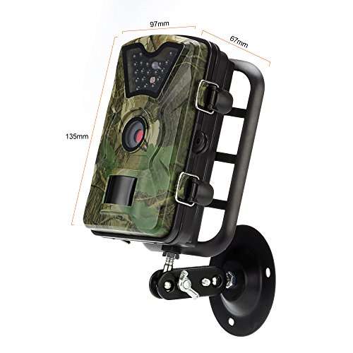Remote Trail Camera Stealth Hunting Camera 1080P HD Night Vision 66 ft Self-timer Motion Sensor IP6