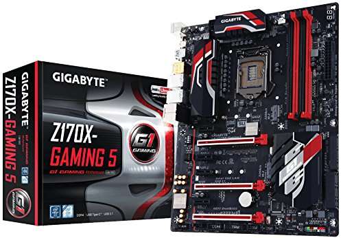 Gigabyte LGA1151 Intel Z170 ATX Motherboard ATX DDR4 NA Motherboards (GA-Z170X-GAMING 5)