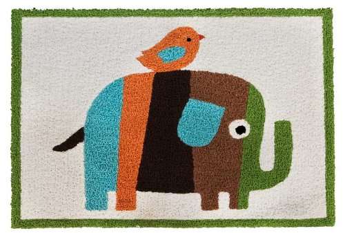 Zutano Elephants 30" X 40" Rug (Discontinued by Manufacturer)