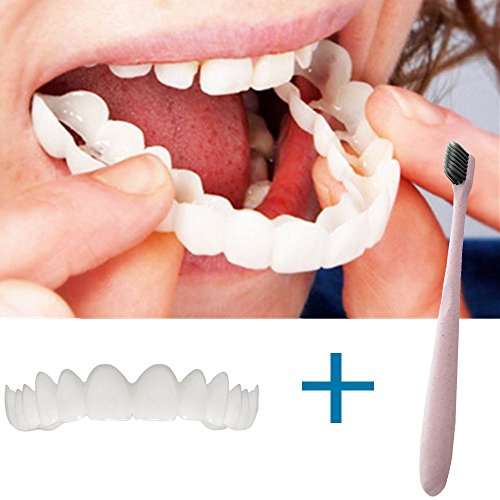 Hot Sale! Hongxin Comfortable Natural Cosmetic Fake Tooth Cover Snap On Silicone Perfect Smile Venee