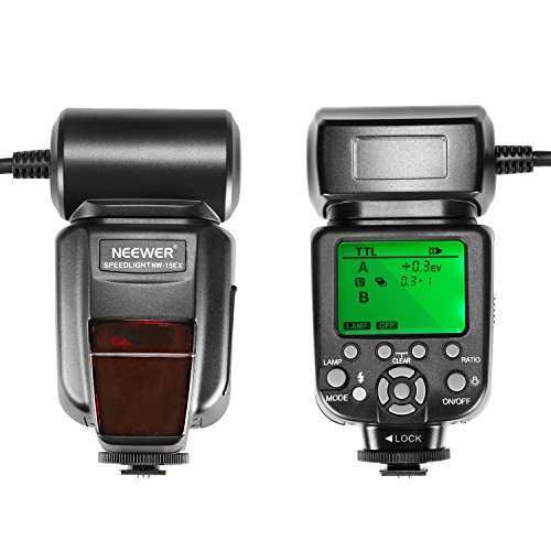Neewer Macro TTL Ring Flash Light with AF Assist Lamp for Nikon DSLR Camera such as D7200 D7100 D70