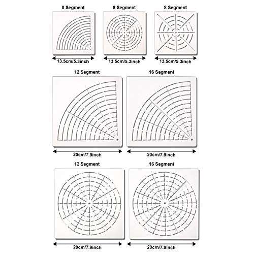 Skylety 21 Pieces Mandala Dotting Tools for Painting Rocks Mandala Painting Stencils