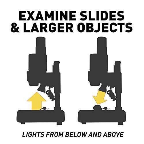 NATIONAL GEOGRAPHIC Dual Microscope Science Lab - Full Exploration Kit including over 50 Science Ac