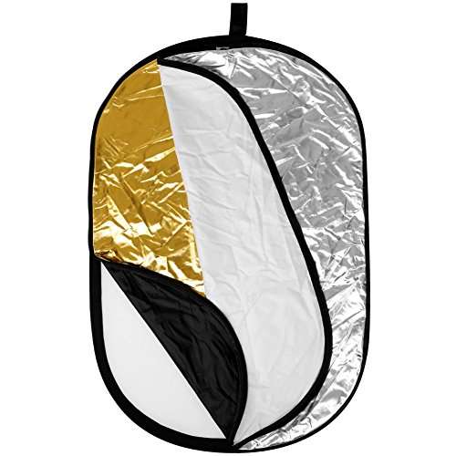 Neewer 5 in 1 Portable 24 x 36"/60 x 90cm Round Collapsible Multi Disc Photography Studio Photo Cam