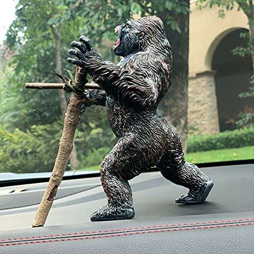 Higherbros King Kong Toys Gorilla Action Figure Standing Rampage Gorilla Fight Mode Gorilla Ape S...