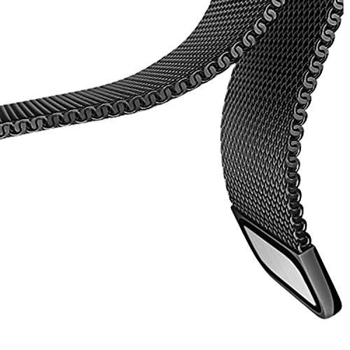 Gear S3 Watch Band, Leefrei Milanese Loop Woven Stainless Steel Mesh with Magnetic Closure Clasp Re
