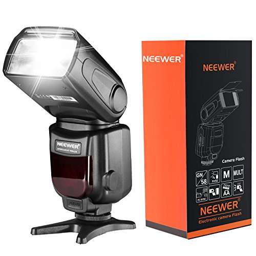 Neewer NW620 Manual LCD Display Flash Speedlite Kit for Canon Nikon and Other DSLR Cameras,Includes