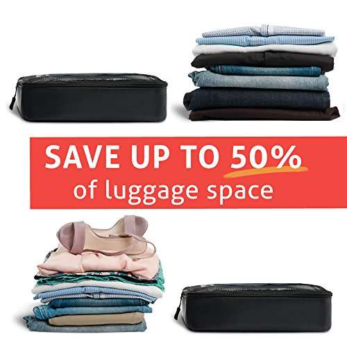 Travel Packing Cubes Set  8 Luggage Packing Organizers  Compression Packing Cubes