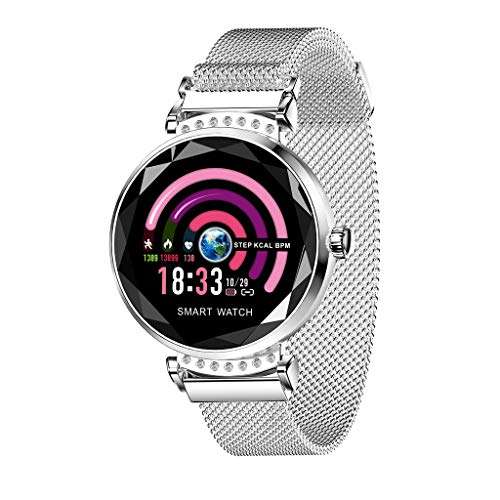 Orcbee  _Women H2 Blood Pressure&Heart Rate Monitor Sport Smart Bracelet Watch Gift for Vale..