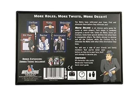 Apostrophe Games Mafia The Party Game Deluxe Edition