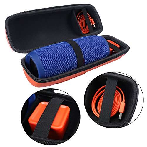 Xberstar Travel Carry Storage PU Hard Case Bag Pouch for JBL Charge 3 Wireless Bluetooth Speaker an