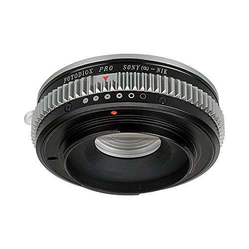 Fotodiox Pro Lens Mount Adapter - Sony Alpha A-Mount (and Minolta AF) DSLR Lens to Nikon F Mount SL