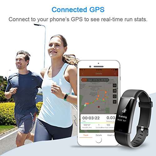 LETSCOM Fitness Tracker, Heart Rate Monitor Bluetooth Activity Tracker Watch with Sleep Monitor, St