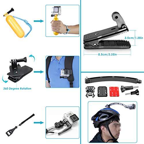 NEEWER 50-in-1 action camera accessory kit GoPro/Hero/SJ Cam (LOCAL STOCK)