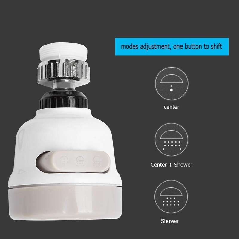 Proof Filter Kitchen Bathroom Tap Nozzle Rotatable Adjustable Faucet