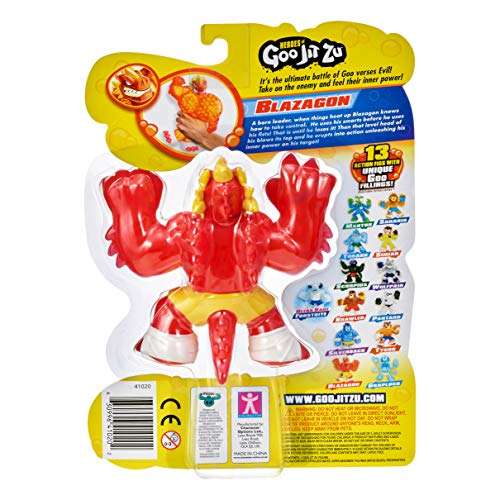 Heroes of Goo Jit Zu - Gooey Dragon Action Figure, Blazagon...