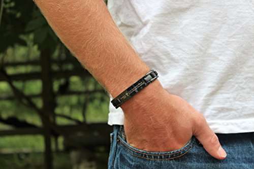 Crosstraxx Philippians 4:13 - Titanium Prayer Bracelet - Magnetic Therapy - Adjustable (..