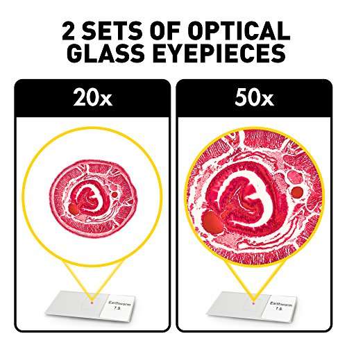 NATIONAL GEOGRAPHIC Dual Microscope Science Lab - Full Exploration Kit including over 50 Science Ac
