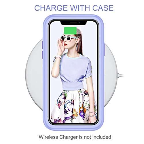 BENTOBEN iPhone X Case 2017,iPhone XS 2018 Case,Bling Glitter iPhone X Case 3 in 1 Slim Hybrid Spar