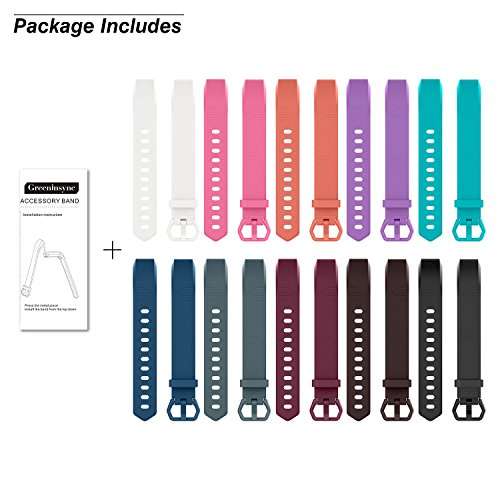 Fitbit Alta HR and Alta Bands, Greeninsync Fitbit Alta Accessory Replacement Band Large Small for F