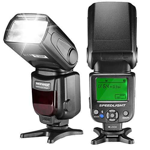 Neewer NW620 Manual LCD Display Flash Speedlite Kit for Canon Nikon and Other DSLR Cameras,Includes