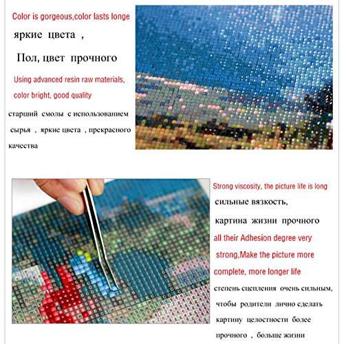 Diamond painting Dream Cottage Diy Diamond Drawing crafts Needlework drill diamond Mosaic pasted Di