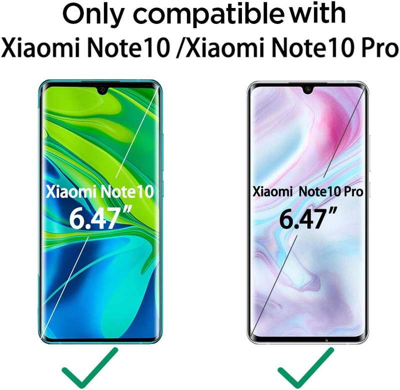 Crystal Clear Slim Protective Cover with Reinforced Corner Bumpers For Xiaomi Mi Note 10