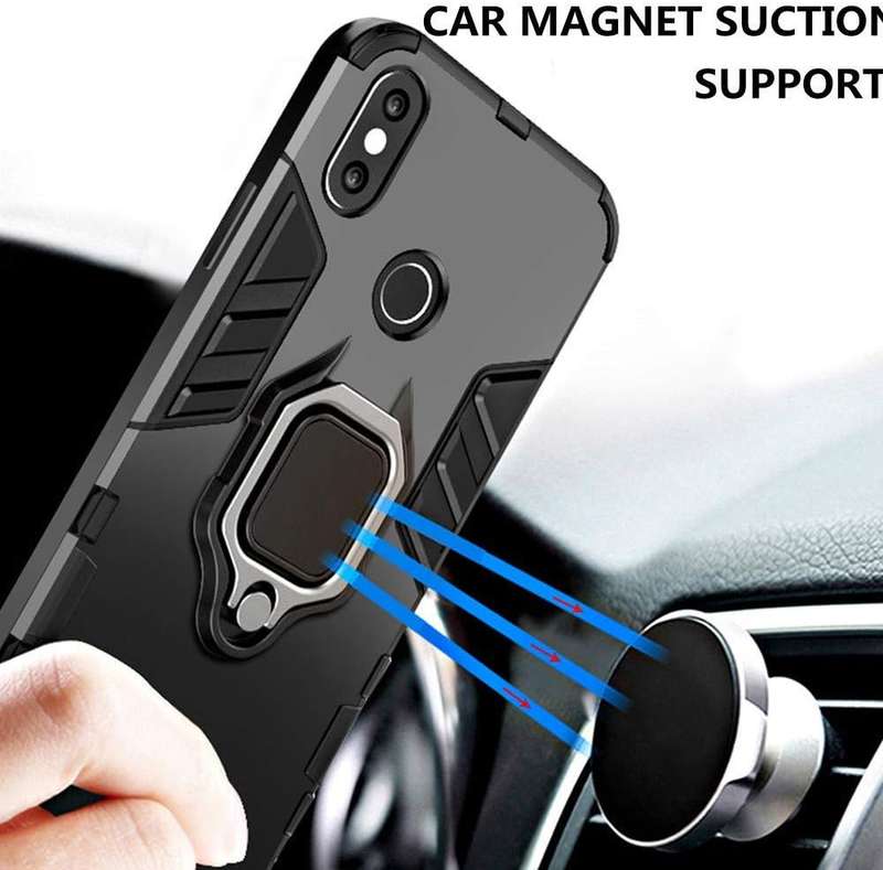 BestShare For Samsung Galaxy A80 Case with Screen Protector, Heavy Duty Armor Defender Anti-Slip Ant
