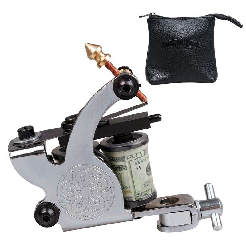 Complete Tattoo Kit Machines Color Inks Power Supply Y-017