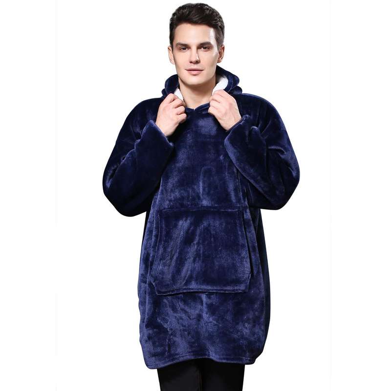 Lazy Huggle Hoodie Wearable Blanket