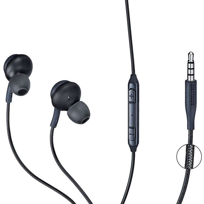 Samsung Galaxy S8 & S8 Plus+ Samsung Earphones Black For Samsung Galaxy S8 & S8 Plus+ Samsung AKG EO