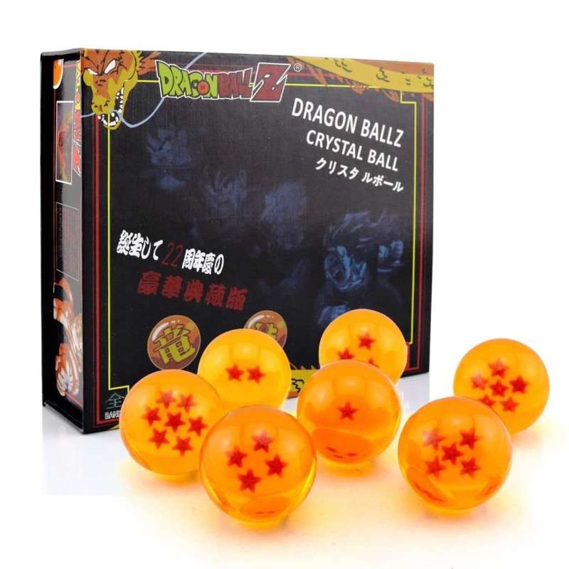 Dragon Ball Z Dragonballs Crystal Ball Set of 7pcs Anime New in Box