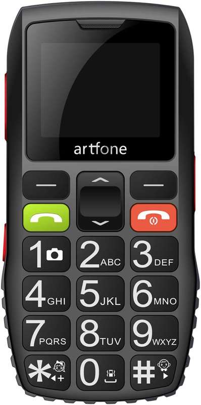 Artfone C1 Big Button Mobile Phone for Elderly, Unlocked Senior Mobile Phone With SOS Emergency Butt