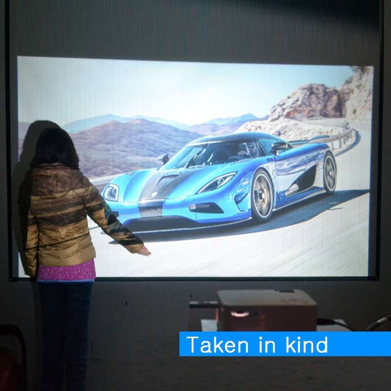 LED Projector Support Ceiling Mount Multimedia Mini Video Projector for Home Cinema