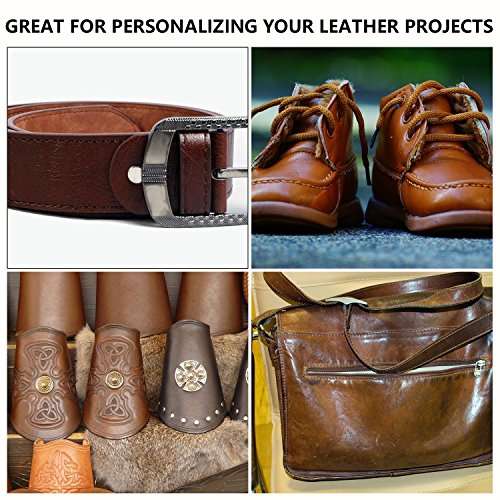 Leather Sewing Tools YESURPRISE 22 Pieces Leather Craft Tool Kit DIY Leather Stitching Making Worki