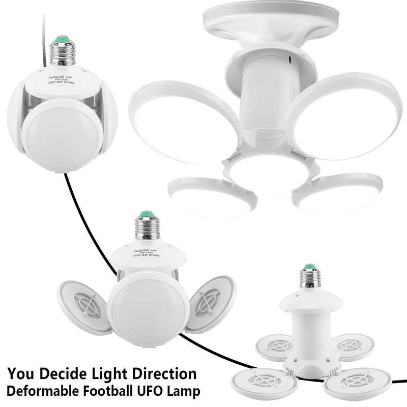 Football UFO Energy Saving Lamp
