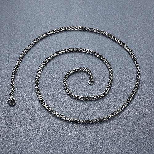Aoiy Stainless Steel Celtic Knot Irish Triquetra Lucky Love Pendant (Large) Necklace, 24" Chain, aa