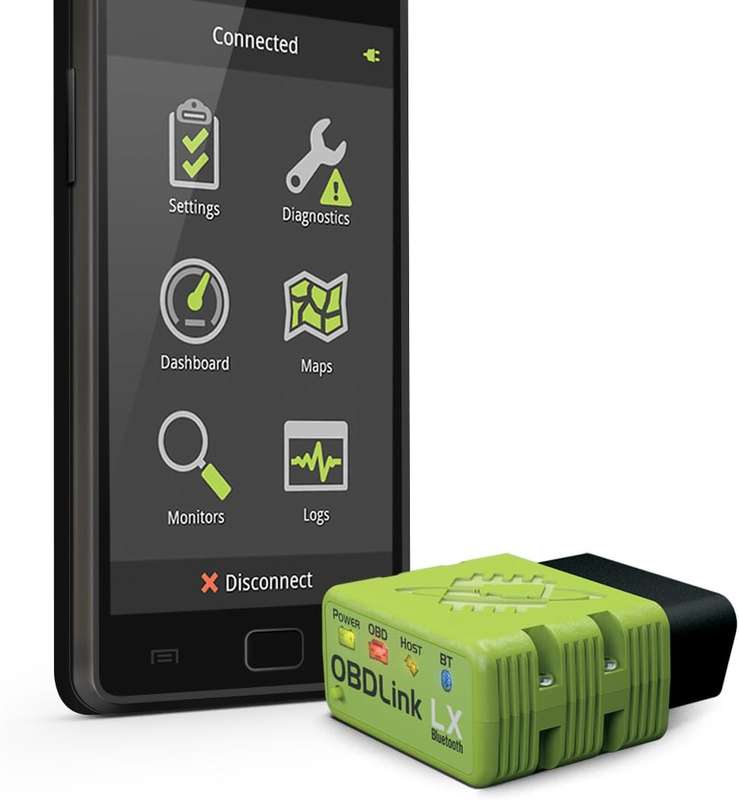 OBDLink LX OBD2 Bluetooth Scanner for Android and Windows