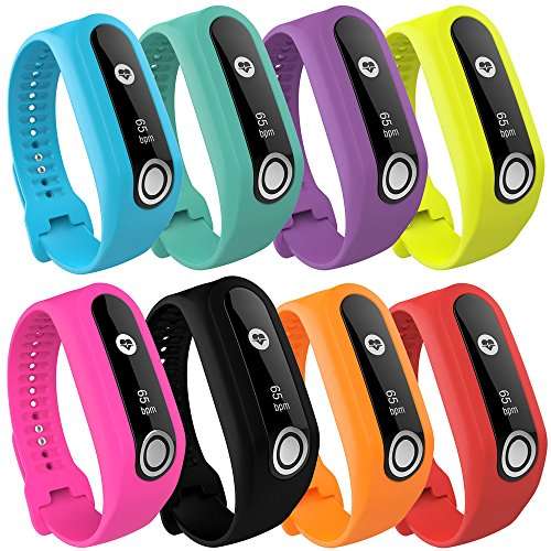 Watch Band,Rucan Replacement Silicone Band Strap For TomTom Touch Cardio Activity Tracker (A)