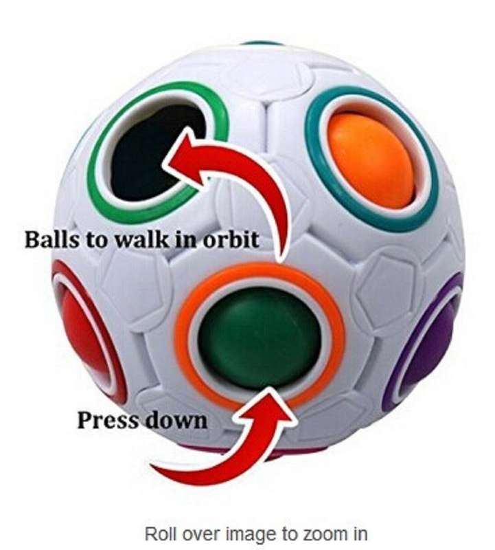 Magic Rainbow Ball Magic Cube Puzzle