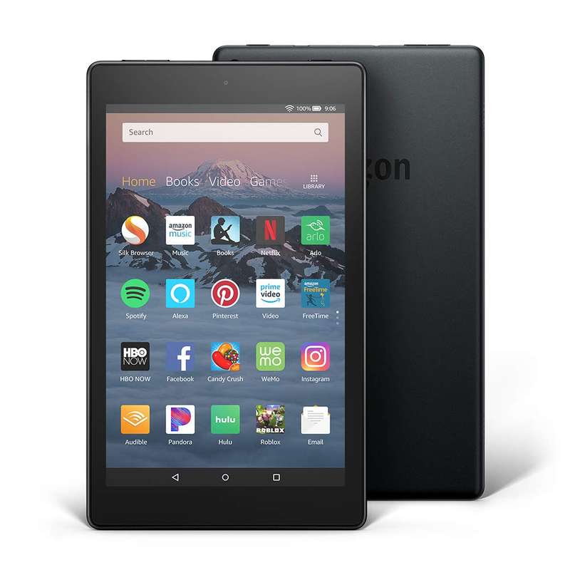 Amazon Kindle Fire HD 8" Tablet Bundle - includes case/cover and screen protector