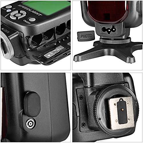 Neewer NW620 Manual LCD Display Flash Speedlite Kit for Canon Nikon and Other DSLR Cameras,Includes
