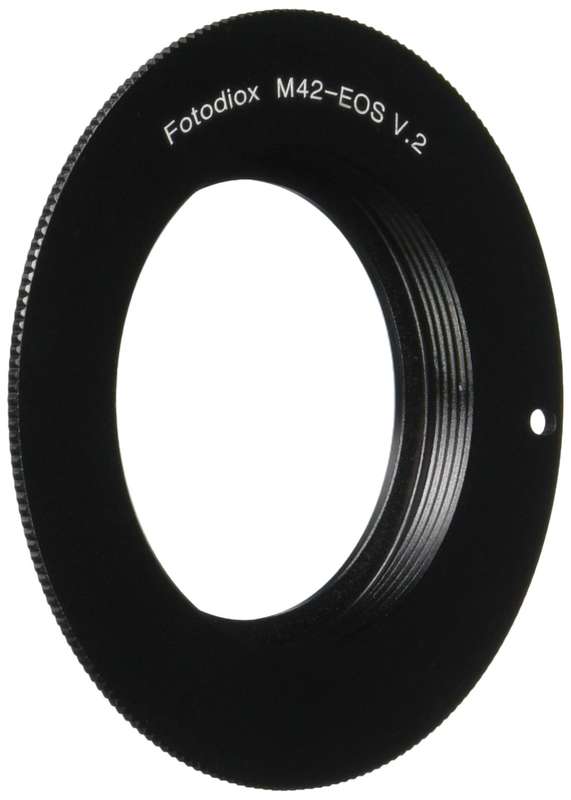 Fotodiox Lens Mount Adapter - M42 Type 2 (42mm x1 Screw Mount) Lens to Canon ...